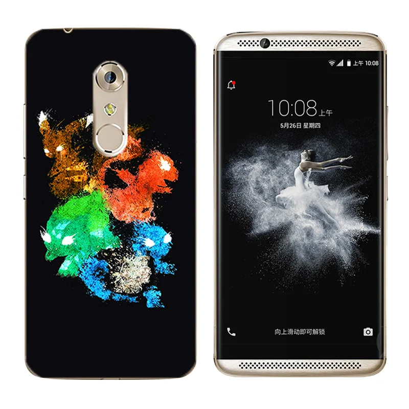 5 2 дюйма для ZTE Axon 7 Mini задняя прозрачная крышка мягкие силиконовые чехлы телефона