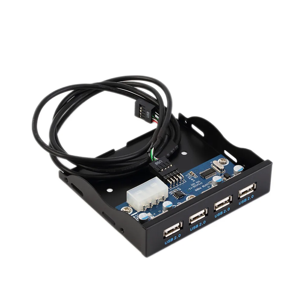 3 5 дюймов 4 порта USB 2 0 концентратор флоппи-отсек Передняя панель привода
