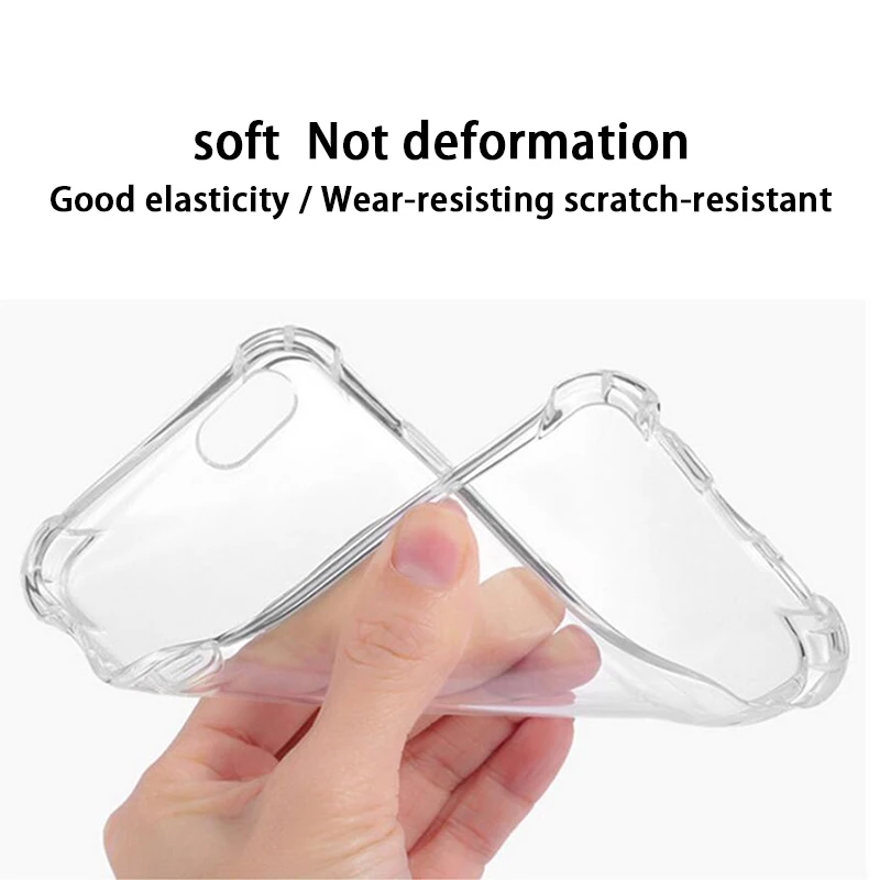 Lotezly для iphone 6S корпус толщиной прозрачный Soft Shell утолщение воздуха сумка