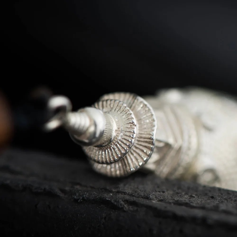 925 Sterling silver Namo Amitabha Mantra Pendant Necklace with Shurangama inside | Украшения и аксессуары