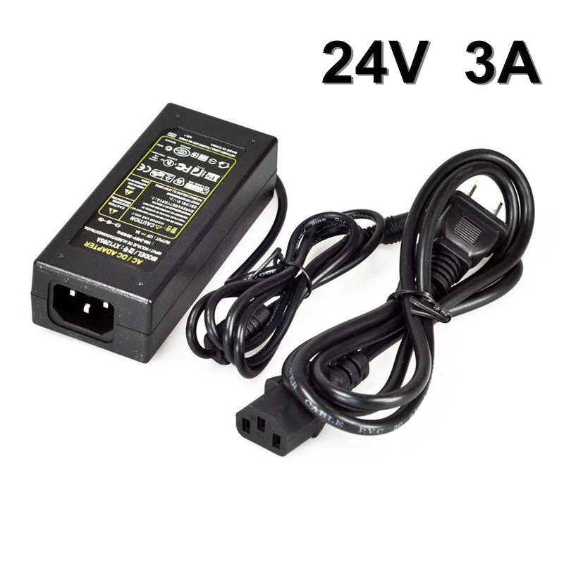 Адаптер питания DC 24 V 1A 2A 3A 5A 6A осветительные трансформаторы светодиодный драйвер адаптер питания ленточная лампа