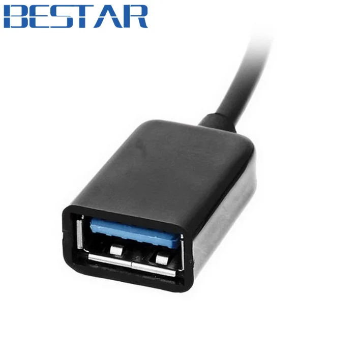 

USB-C USB 3.1 USB3.1 USB Type C to USB 2.0 Data Charger Cable & OTG Cable Kit for Tablet Black