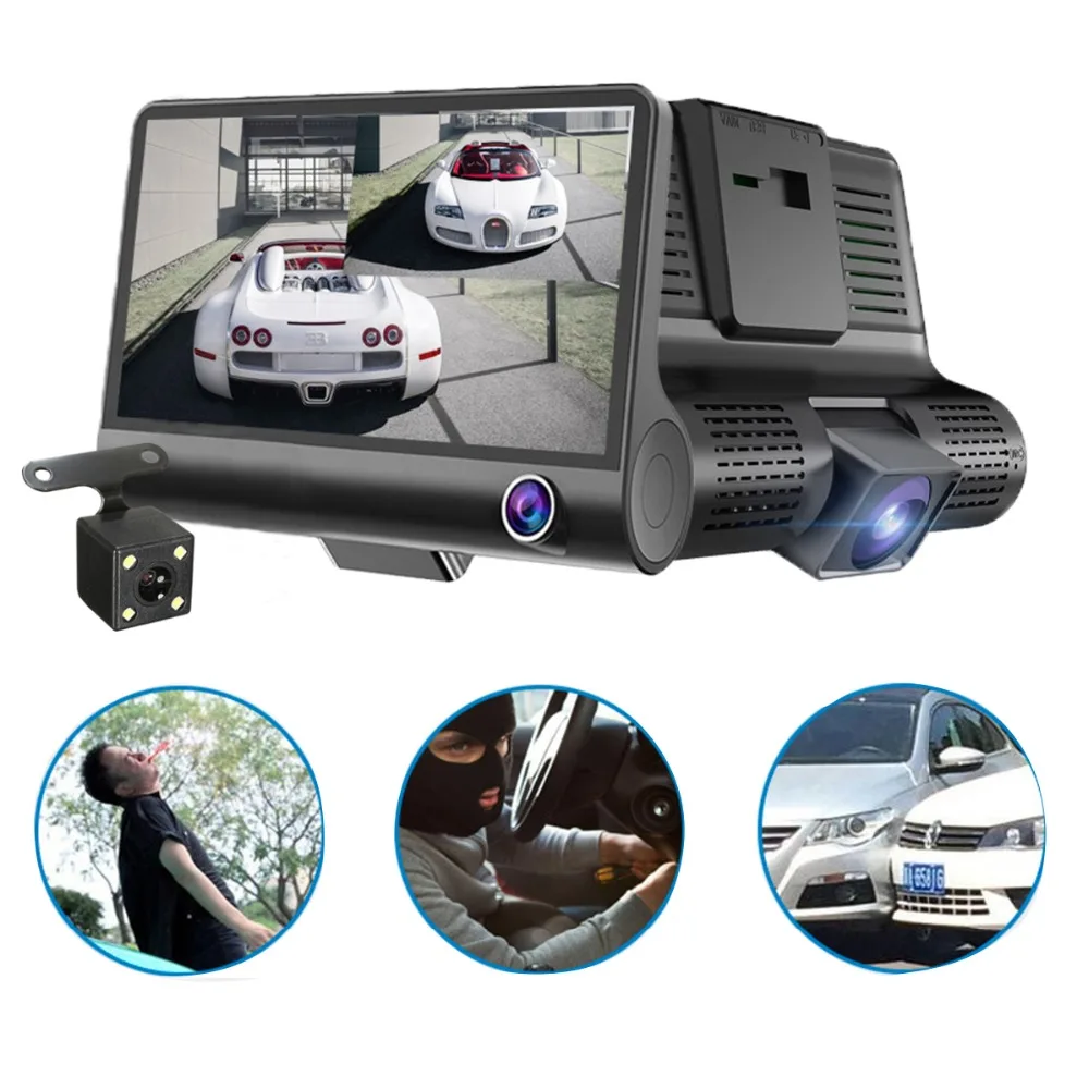 Cncool Авто Full HD 1080 P Автомобильный видеорегистратор 170 градусов в ширину 4 0 дюймов