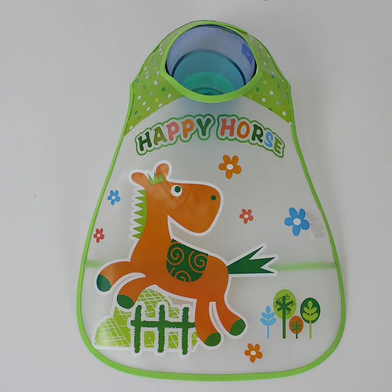 От 0 до 3 лет Детские милые слюнявчик EVA водонепроницаемый бандана Младенцы забота