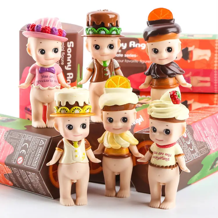 6 шт. Sonny ангелы набор шоколадных серий sonny Angel Kewpie Детские куклы игрушечные мини