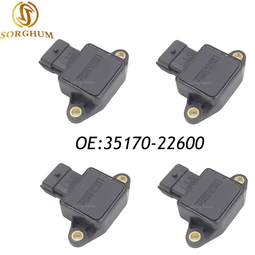 

4PCS Throttle Position Sensor TPS Fits for Dodge Kia Hyundai Saab 35170-22600