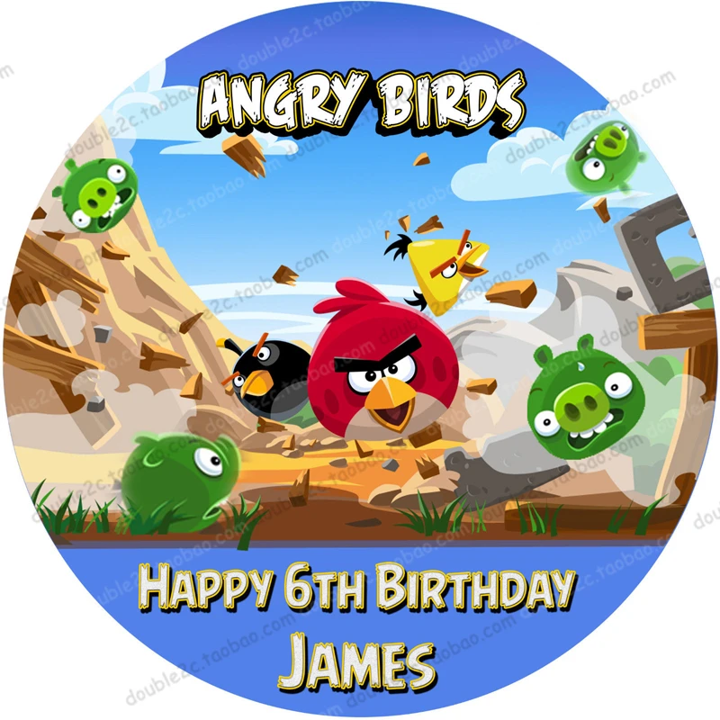 Вафельная бумага для торта 1 шт. 8 &quotПтицы Печать съедобная сахарный лист дети