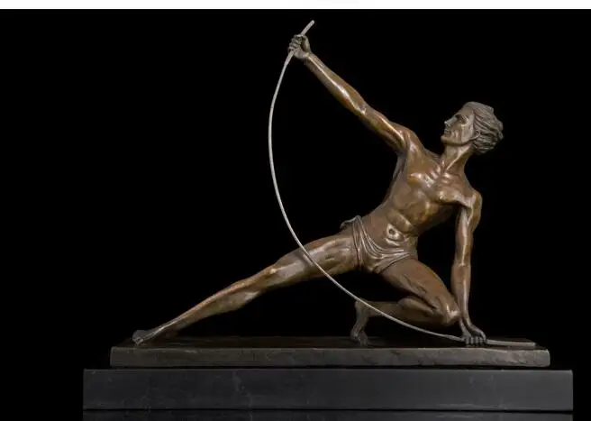 Изделия из меди и латуни украшение для мужчин статуи скульптура дома современный