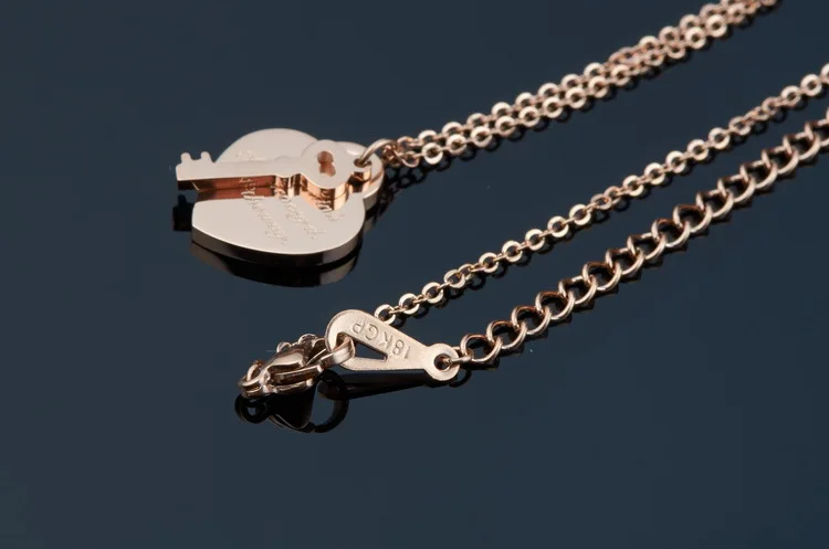 Ожерелье женское из нержавеющей стали розовое золото|womens gifts|necklace womenpendant necklace |