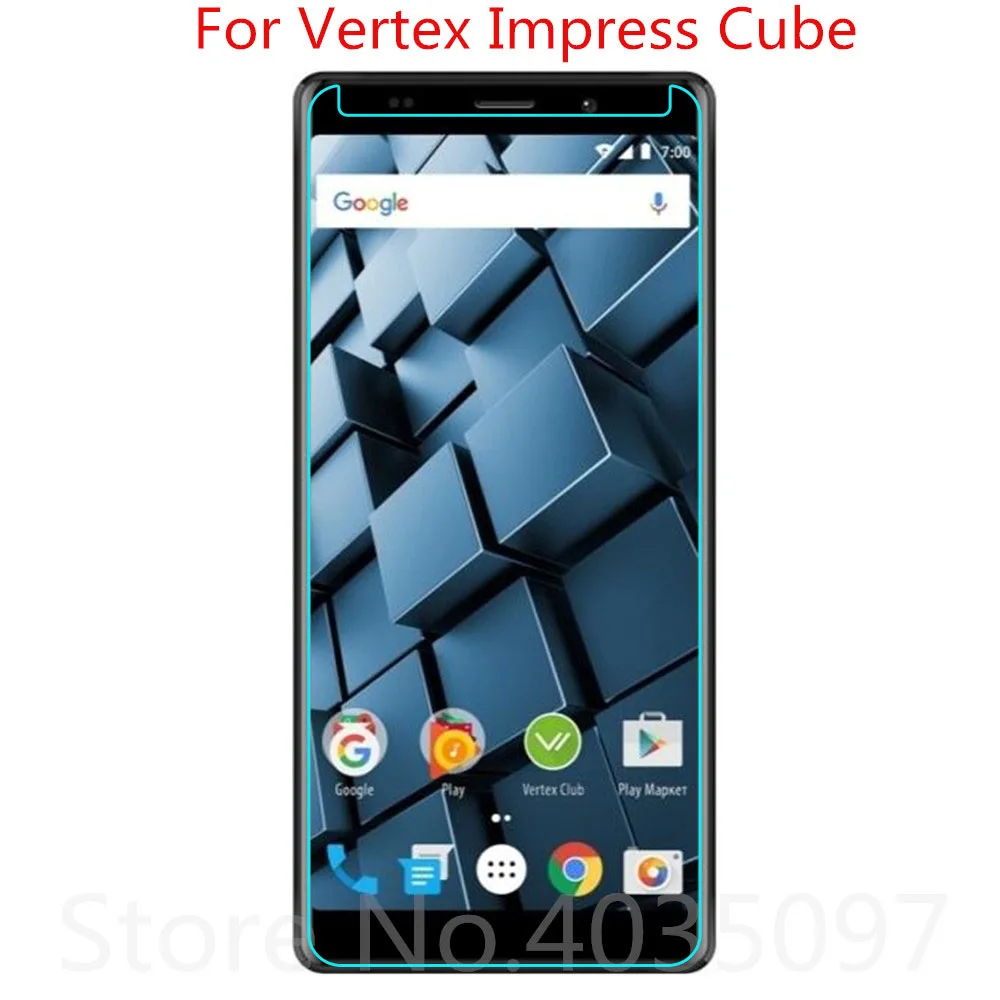 Защитное стекло для Vertex Impress Cube закаленное экрана Защитная пленка с защитой от