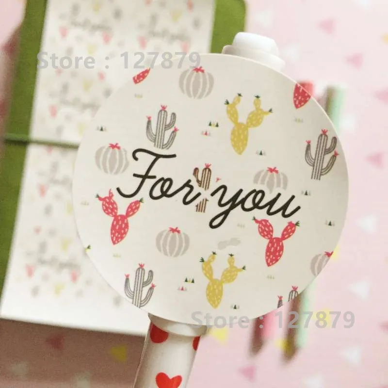 300 шт. круглые наклейки в виде кактуса 4 см|sticker design|stickers forstickers for you |