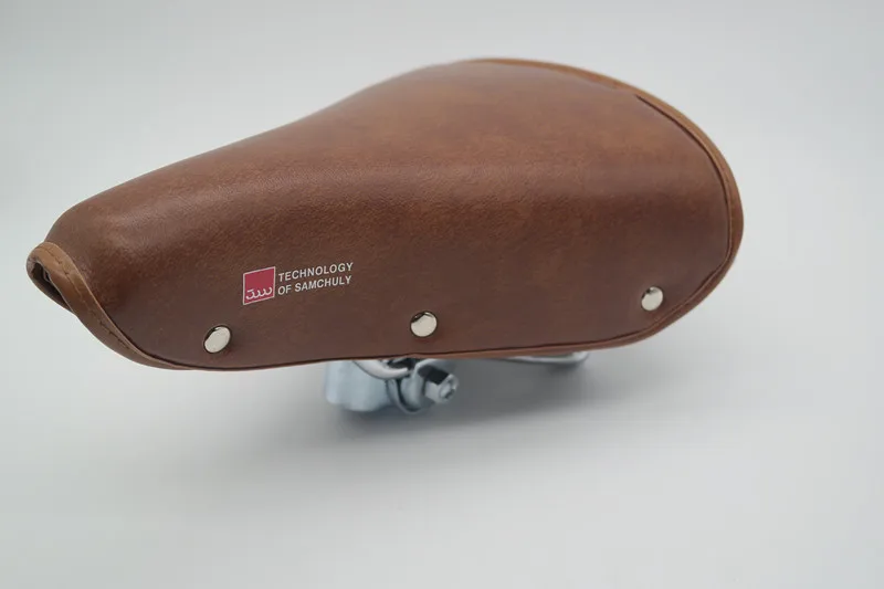 Винтажная Кожаная подушка на сиденье велосипеда для отдыха Удобная