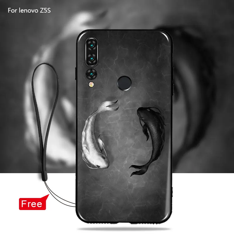Чехол для Lenovo Z5s L78071 деревянный стиль Мягкий чехол телефона защитный coque fundas |