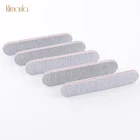 Оптовая продажа 100 шт.лот, серая прямая пилка для ногтей, 100180, блок для полировки ногтей, двусторонний, для удаления кутикулы, инструменты для маникюра