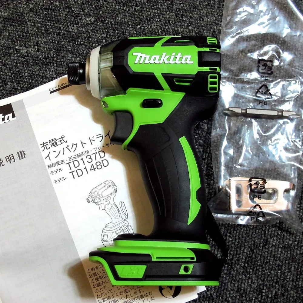 Makita TD148DZL/DTD148Z Lime BRUSHLESS 18V IMPACT DRIVER Made in Japan Ship from | Инструменты