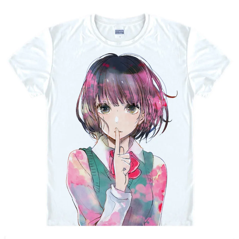 Женская Аниме-рубашка с изображением пожеланий спермы футболки в разных стилях