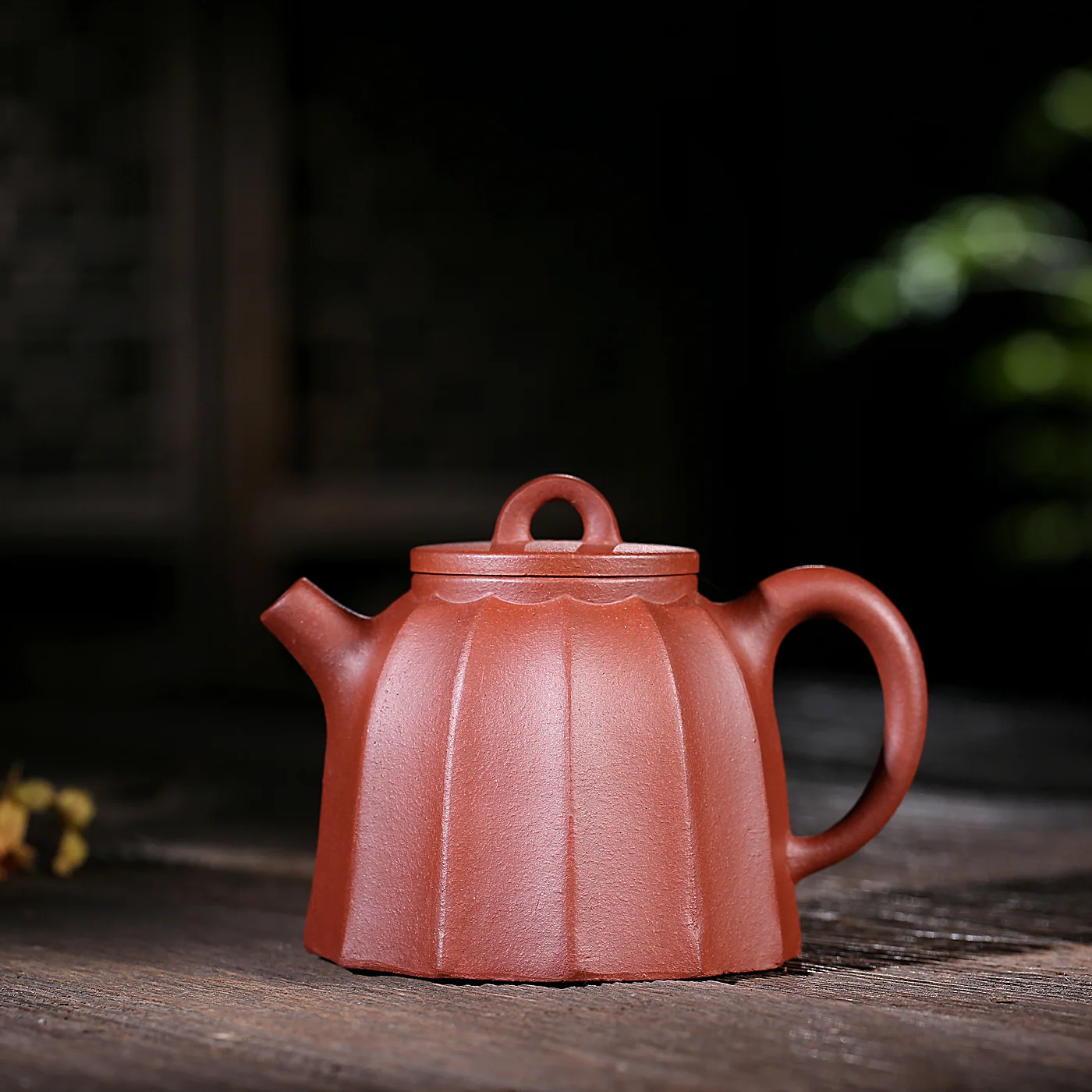 

Ore Dark-red Enameled Pottery Teapot Wholesale Pure Manual Famous Fan Peng Xuan Teapot Customized Manufactor Generation Hair