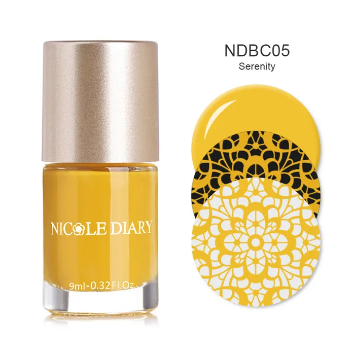 Basic Series NDBC05 NICOLE дневник стемпинг ногтей покрытие воды жемчуг серии на водной основе лак для ногтей лак 9 мл 12 цветов - Цвет: Basic Series NDBC05