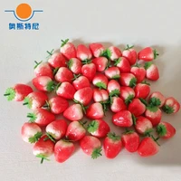 100pcs 2 5cm mini size artificial plastic fake fruit artifical strawberry fruitartificial plastic fake simulated strawberry