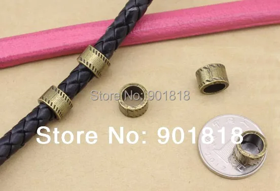 Европейские шарики бронзового цвета для европейских браслетов 20 шт./пакет