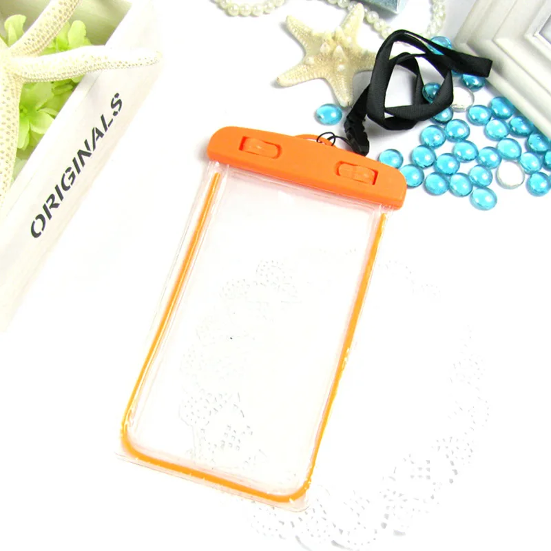 SRLEEKING Universal Waterproof Bag Fluorescence waterproof phone case For SamsungS6 S7edge S8 fashion PVC | Мобильные телефоны и
