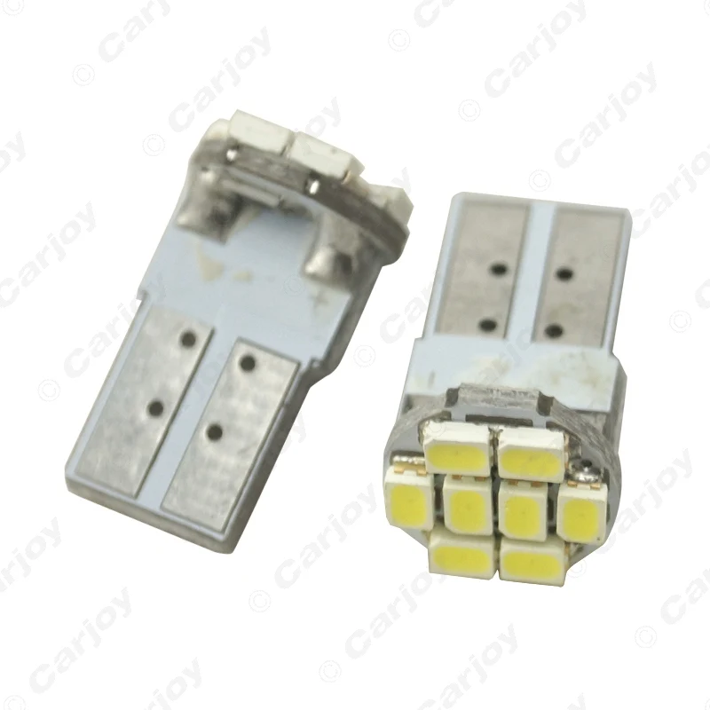 LEEWA 4 шт. мощность белый T10 W5W 194 168 1206 8 SMD 8LED Wdege Автомобильные Боковые светодиодные