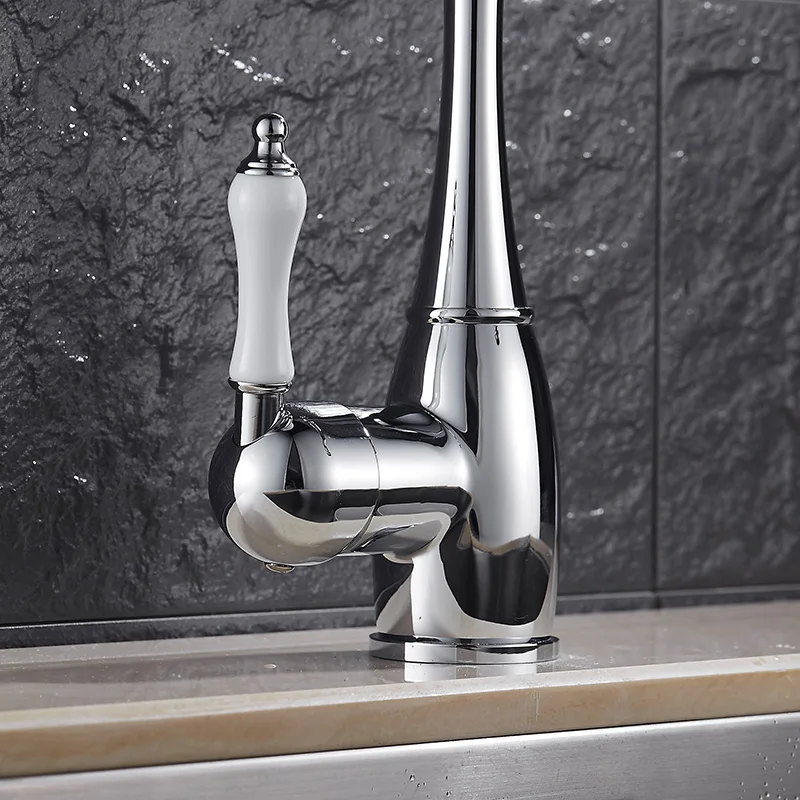 Antique bronze sink tap kitchen faucets vegetables 360 swivel mixer antique single handle faucet JM878 |