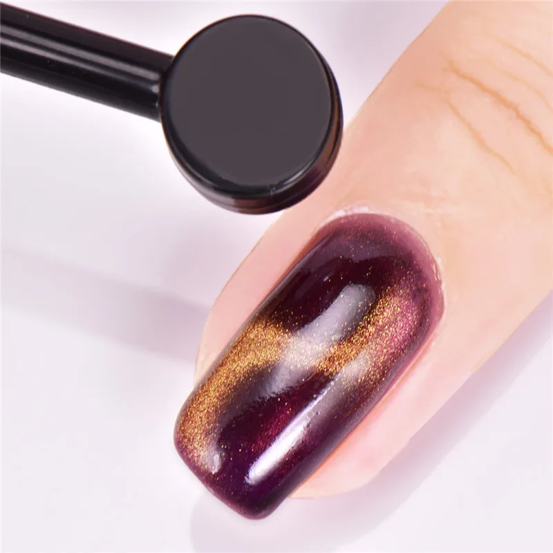 BeautyBigBang кошачий глаз Магнитная палочка двойная головка сильный 3D эффект пластина для УФ гель-лака Маникюр магнитная палочка для украшения ногтей