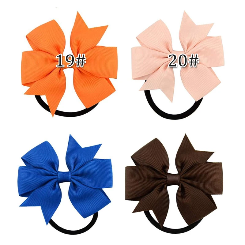 Распродажа конфеты colorsolid Grosgrain ленты банты зажимы заколка для волос для девочек бант для волос, бутик заколки для волос Головные уборы Детские аксессуары для волос