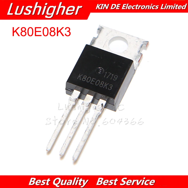 Оригинальный K80E08K3 TO-220 TK80E08K3 TO220, 10 шт. Оригинальный K80E08K3 TO-220 TK80E08K3 TO220, 10 шт.
