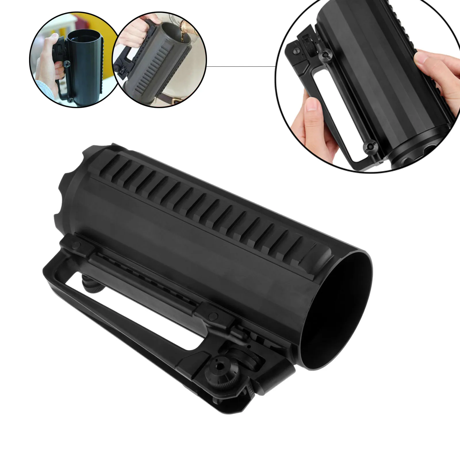 Тактическая многофункциональная алюминиевая Съемная кружка с двойной