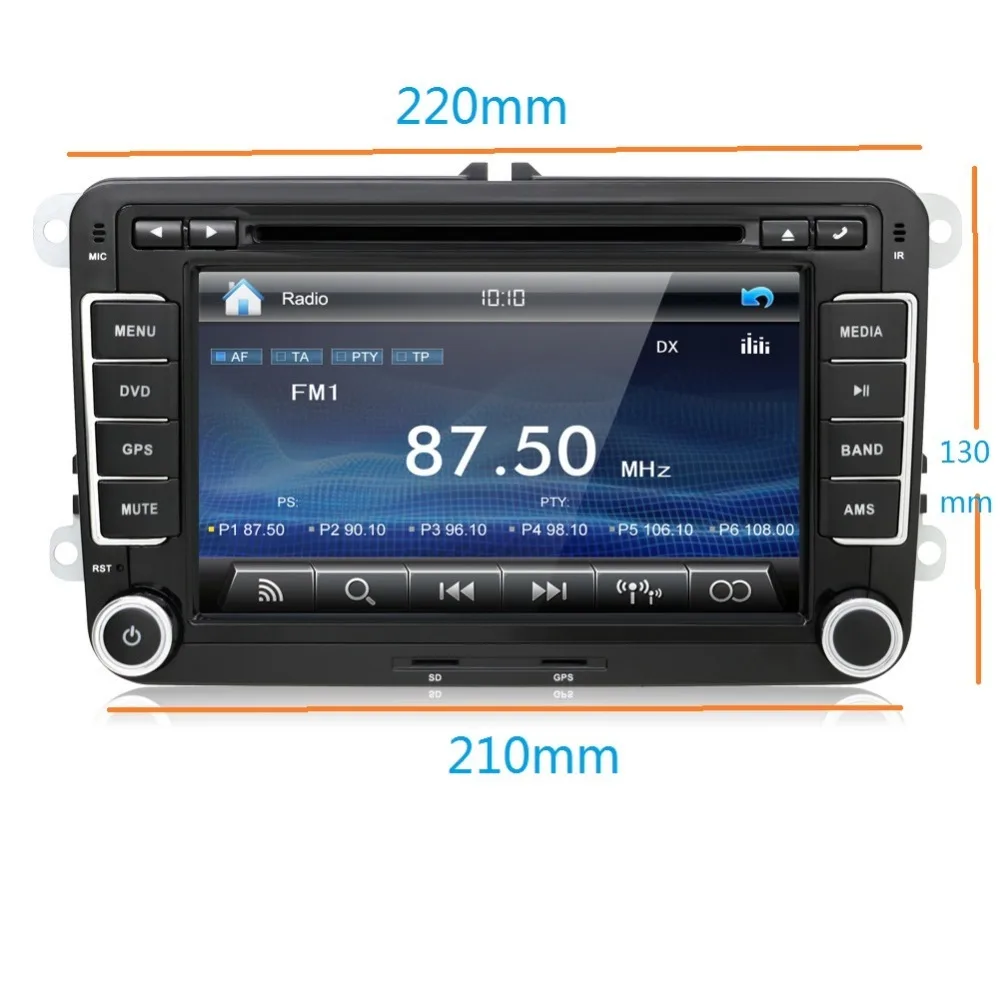 Bosion Новый! 7 &quot 2 din dvd плеер автомобиля для фольксваген гольф 5 6 поло PASSAT CC JETTA TIGUAN