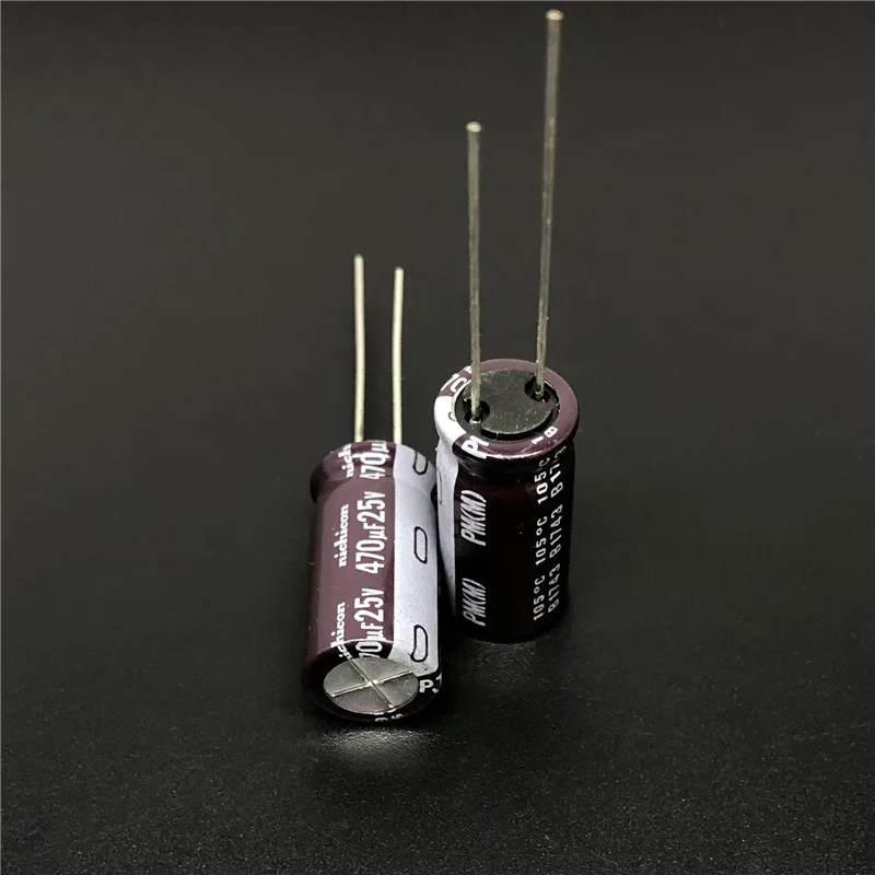 10 шт/100 шт 470мкФ 25В NICHICON PM серия 10х20 мм 25V470uF низкое сопротивление алюминиевый
