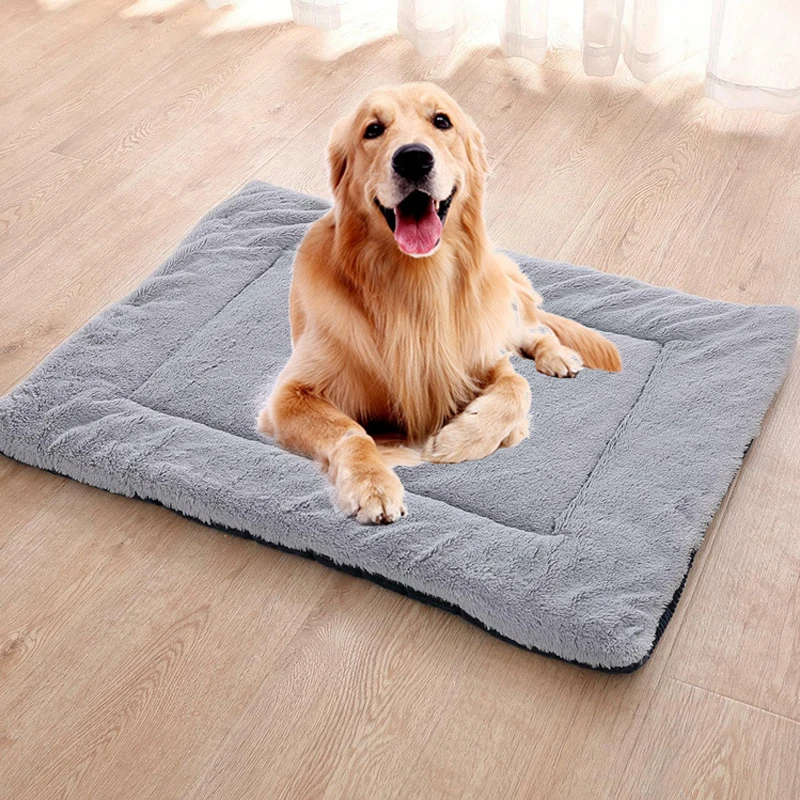 Soft Dog Car Seat Mat Cage Mattress for Medium Large Dogs Bulldog Sheperd Warm Floor Pad Washable Pet Bed House | Дом и сад