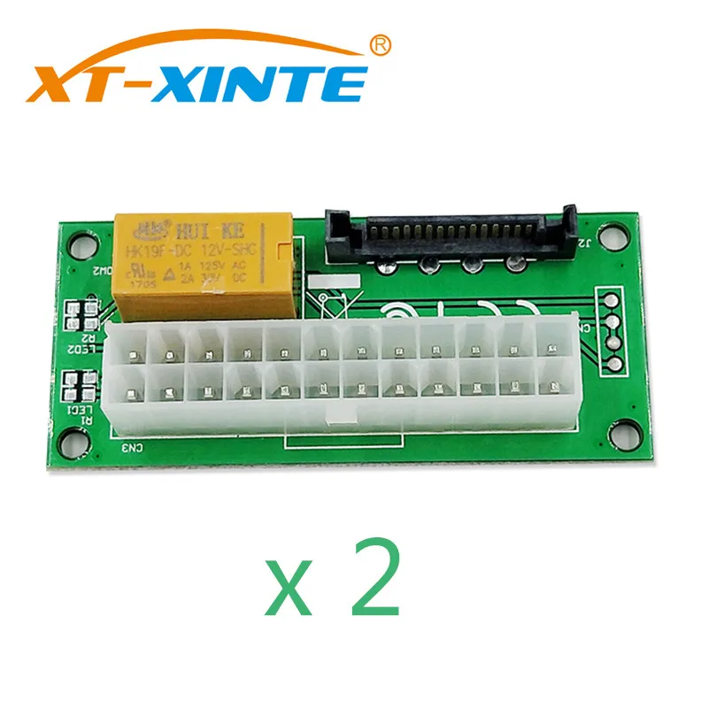 2 шт. двойной модуль питания SATA/большой 4P разъем 24Pin C мультицепь для майнинга