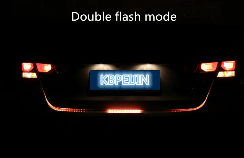 Светодиодная лента для багажника задний фонарь поворота автомобиля стикер Porsche