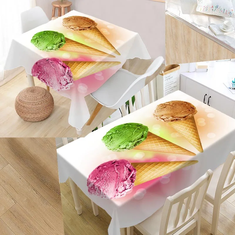 Printing Waterproof Tablecloth More Size Tablecloths Kitchen Wedding Hotel Decoration