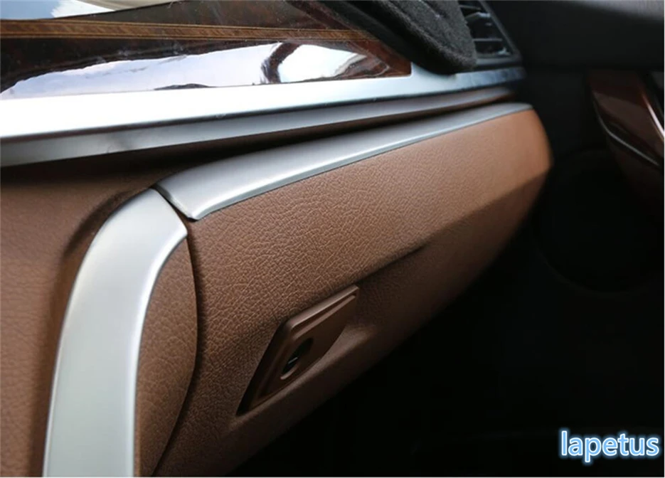 

For BMW 3 Series F30 316i 320i 328i 2013 - 2017 Stainless Steel Central Control Instrument Panel Decoration Cover Trim 2 pcs
