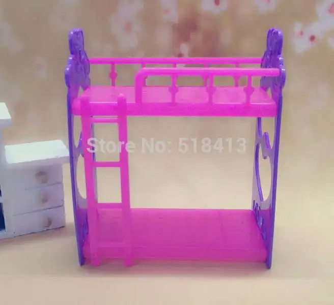 

Doll Accessories Play House Educational Toys Bunk Bed Can Tear Open Outfit Puzzle Fashion Girls Plastic 2021