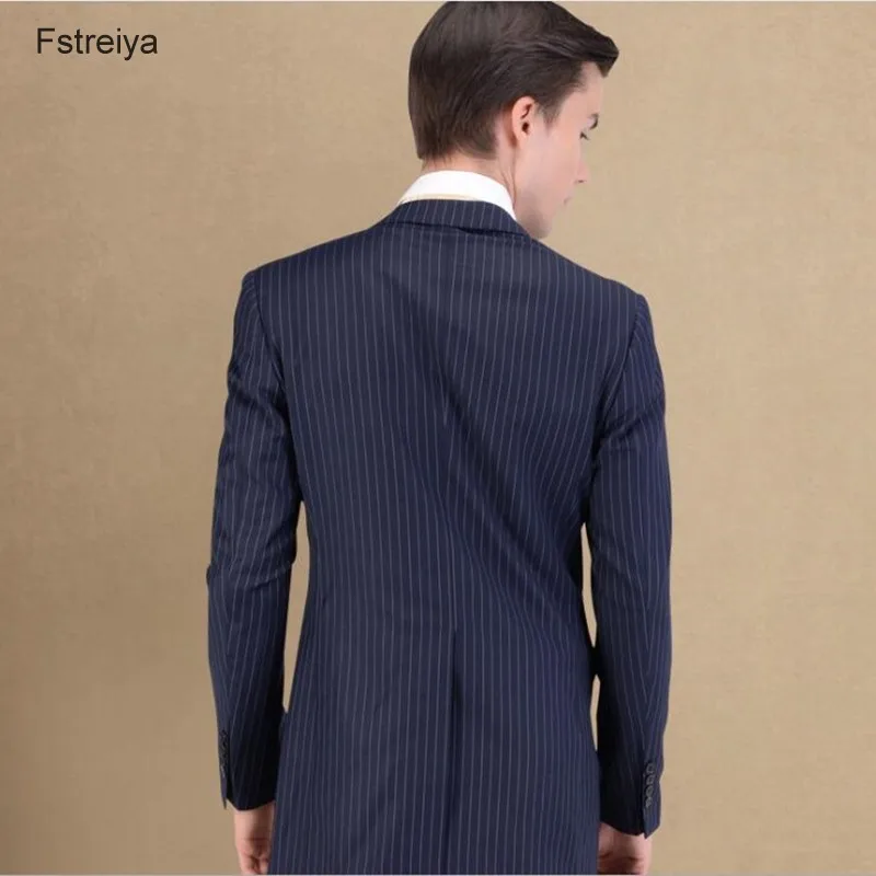 3 шт. мужской шерстяной приталенный костюм с брюками | Мужская одежда