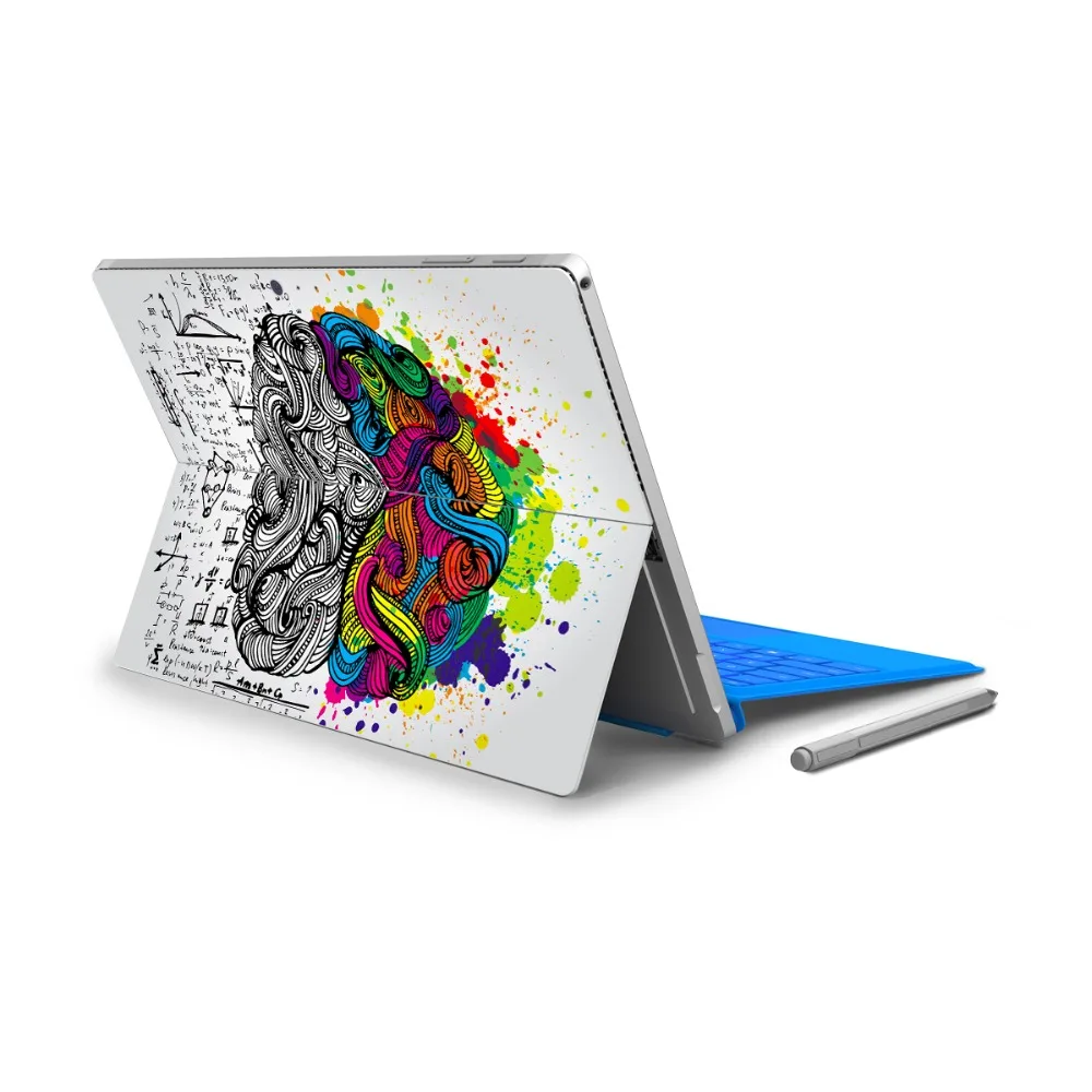 GOOYIYO для Micro Surface Pro 4 5 виниловая наклейка на заднюю часть планшета панель с левым и