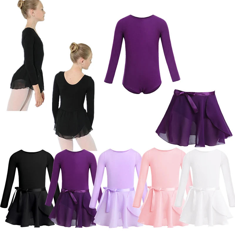 Детский балетный костюм пачка для подростков танцев гимнастический трико с