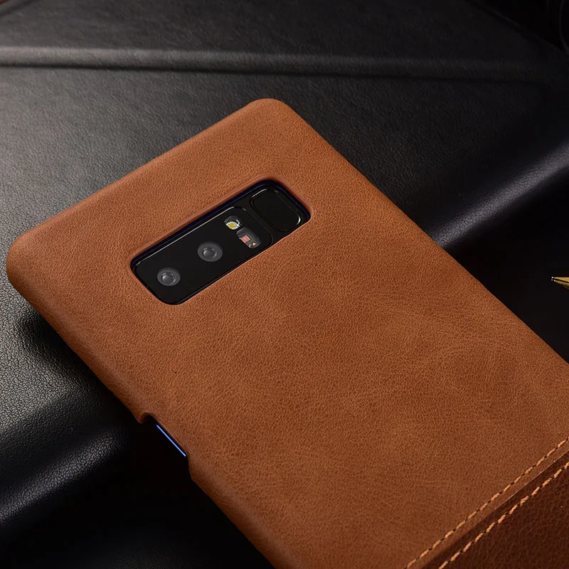 Kezihome для samsung Note 8 чехол из натуральной кожи жесткий Galaxy крышка высокого