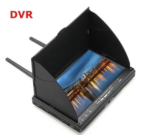 Монитор 5802D FPV с DVR 7 дюймовый ЖК экран 800*480 5 8G 40CH со встроенным аккумулятором