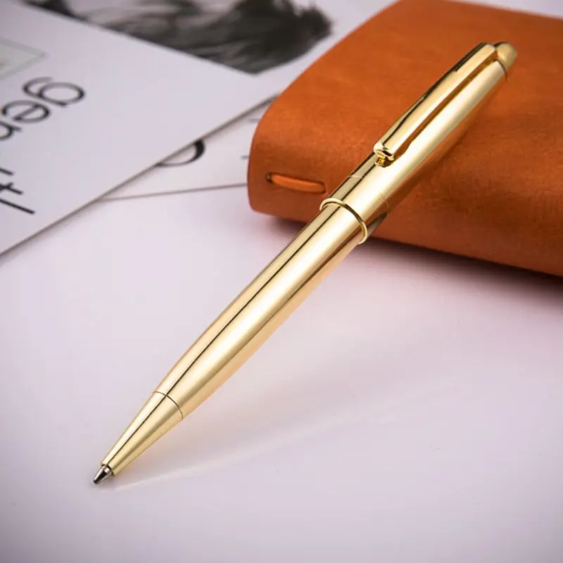 

1.0mm Luxury Metal Rotary Ballpoint Pen Signature Rollerball Business School Office Supplies Writing Gift 3 Colors