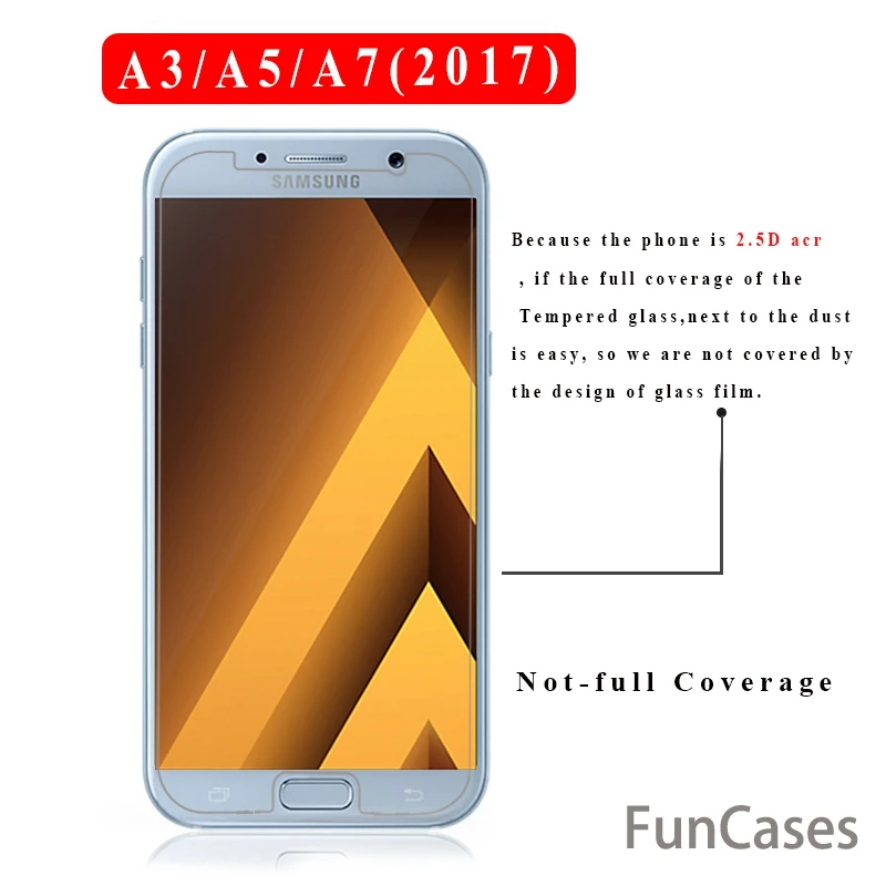 Закаленное Стекло для samsung Galaxy A5 2017 a520f HD Экран Защитная пленка A520 ультра тонкий