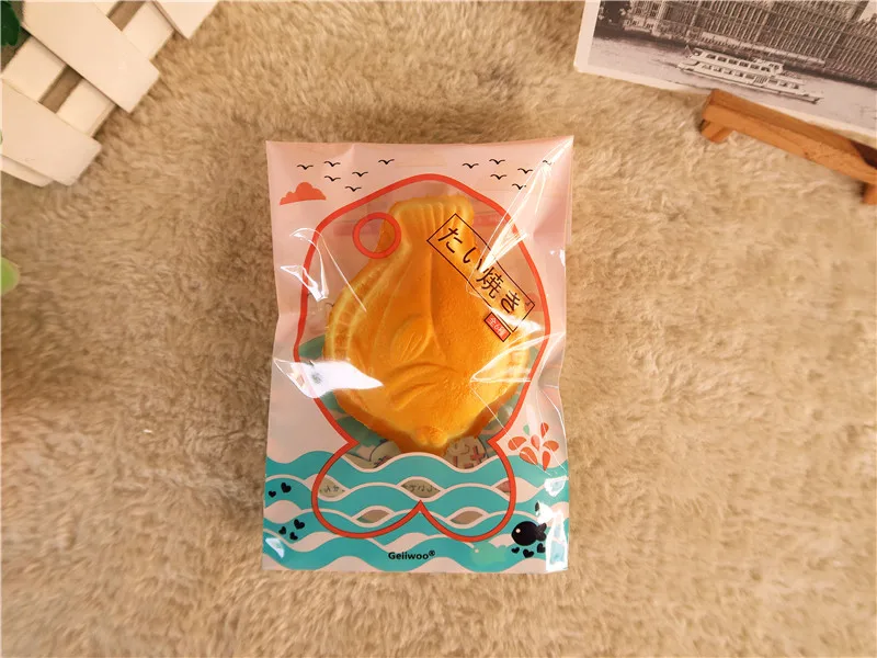 Kuutti Squishy медленно поднимающийся мягкий ароматизированный Taiyaki Япония еда Squishies оригинальная упаковка сотовый телефон ремень подарок для детей мальчиков