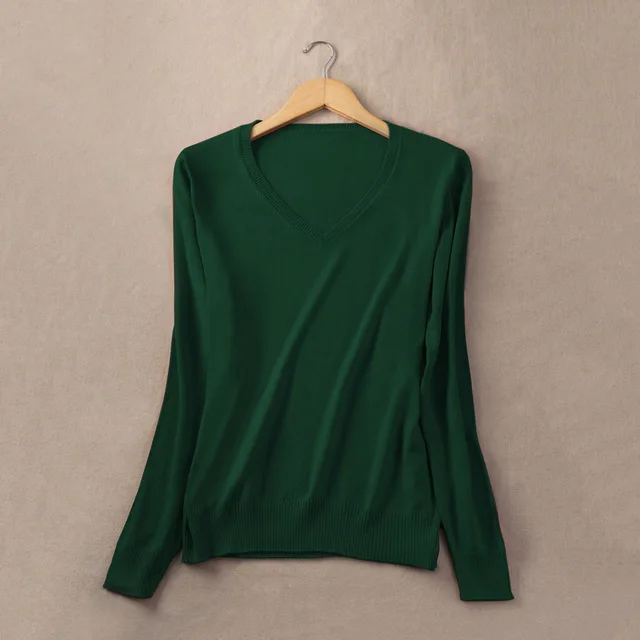 dark green Мягкий кашемир эластичный свитера и пуловеры для Для женщин Осень зимний свитер v-образным вырезом женский джемпер 5XL трикотажные Лидеры брендов - Цвет: dark green