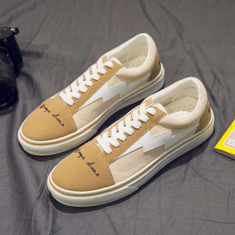 2018 Мужская Вулканизированная обувь парусиновая дышащая мужская на шнуровке