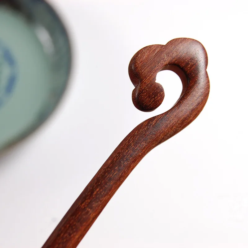 Ancient Sandalwood Wooden Hair Sticks Lucky Auspicious Clouds Hand-carved Ethnic Ebony Headwear Head Jewelry Natural Fragrance | Украшения